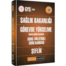 Pegem Akademi Yayıncılık 2020 Sağlık Bakanlığı Görevde Yükselme Sınavlarına Hazırlık Konu Anlatımlı Soru Bankası Şeflik