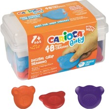 Carioca 42958 Teddy Baby Crayons 48'li