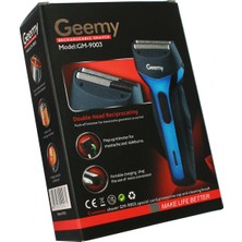 Geemy GM9003ÇIFT Bıçaklı Traş Makinesi