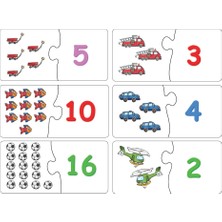 Edukido Eğitici Oyuncak Eşleştir Mukavva Puzzle Sayma EDU-1003