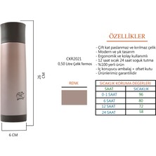 Cooker Trend Paslanmaz Trend Çelik Termos 500 ml -  CKR2021