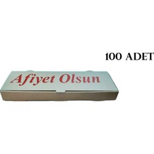 Mimsan Karton Pide Kutusu 3 cm - 100'lü