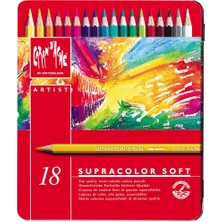 Caran d'Ache Supracolor 18 Renk Aquarell Boya Kalemleri