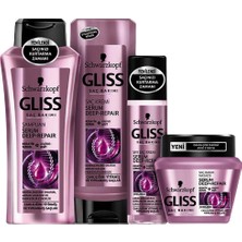 Gliss Serum Deep-Repair Onarıcı Serum Bakımı Saç Bakım Seti 4'lü