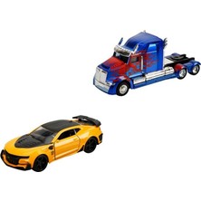 Jada Hollywood Rides Transformers-Optimus Prime-Bumblebee 2'li  1:32