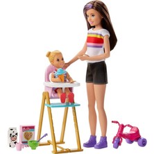 Mattel Barbie Bebek Bakıcılığı Oyun Seti