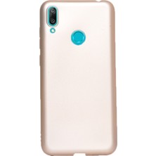 Case Street Huawei Y6S 2019 Kılıf Premier Silikon Esnek Koruma Gold