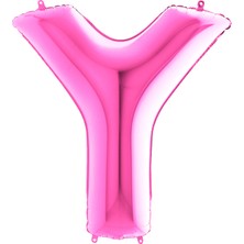 My Party Store Grabo Harf Folyo Balon 40" 100 cm Fuşya Y