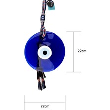 Nev Büyük Nazarlı Duvar Süsü Nazar 22 cm.