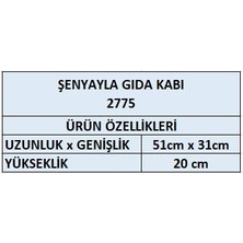 Şenyayla 2775 Gıda Kabı