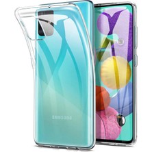 Microcase Samsung Galaxy A51 İnce Soft Silikon Kılıf - Şeffaf