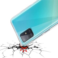 Microcase Samsung Galaxy A51 İnce Soft Silikon Kılıf - Şeffaf