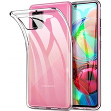 Microcase Samsung Galaxy A71 İnce Soft Silikon Kılıf - Şeffaf