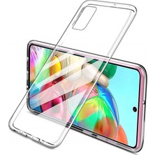 Microcase Samsung Galaxy A71 İnce Soft Silikon Kılıf - Şeffaf