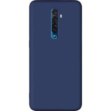 Microcase Oppo Reno 2 Premium Matte Silikon Kılıf - Lacivert