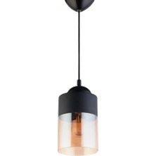 Riolight  Retro Siyah Bal Tekli Sarkıt Avize