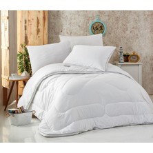 Komfort Home Çift Kişilik Microfiber Klimalı Yorgan + 2 Yastık