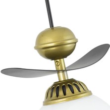 Lambadar Tekli Modern Tarz Kayık Model Metal Camlı Sarkıt Avize