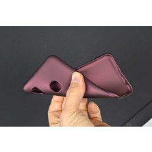 Case 4U Samsung Galaxy A20E Kılıf Klasik Mat Renkli Yumuşak Premier Silikon + Cam Ekran Koruyucu Siyah