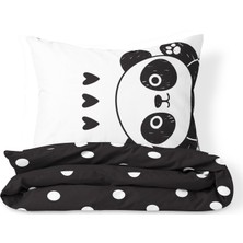 Helen George Panda Tek Kişilik Nevresim Takımı