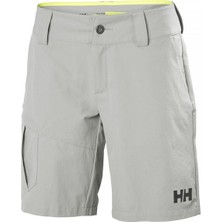 Helly Hansen Hh W Qd Cargo Shorts Hha.33942_Hha.853 Grey Fog 30 Kadın