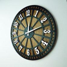 Kayra Tasarım Atölyesi Kayra Saat Rustik Latin   (50CM)