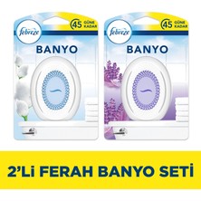 Febreze Hava Ferahlatıcı Banyo Oda Kokusu Temiz Çarşaf Ferahlığı&Lavanta