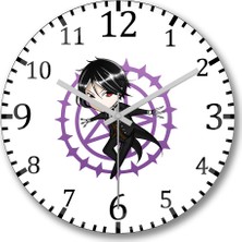 Baskı Dükkanı Kurt Cobain Duvar Saati Bombeli Gercek Cam