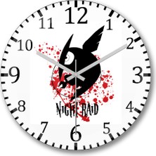 Baskı Dükkanı Nikola Tesla Duvar Saati Bombeli Gercek Cam