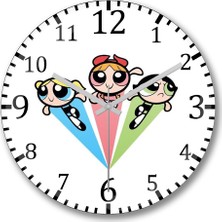 Baskı Dükkanı Pratos Duvar Saati Bombeli Gercek Cam