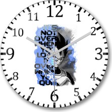 Baskı Dükkanı Veigar Duvar Saati Bombeli Gercek Cam