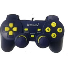 Kontorland Bilgisayar Pc USB Gamepad Joystick Taraftar Oyun Kolu