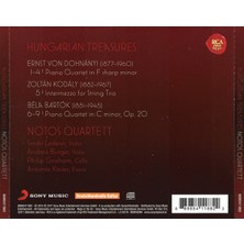 Bartók, Dohnányi, Kodály, Notos Quartett – Hungarian Treasures CD