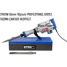 Staxx Power Büyük Boy 65 mm Professional Hilti Kırıcı 45 J 2400 W