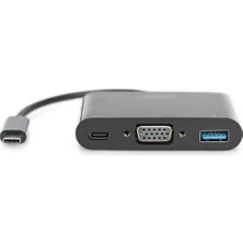 Digitus USB 3.1 (Gen. 1) (USB Tip C) VGA Grafik Adaptörü