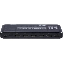 Gplus 4K224A 18GBPS HDMI 2.0 4K Ultra Hd Hdr Hdcp2.2 Arc Extractor Ses Ayrıştırıcılı Combo Switch Splitter