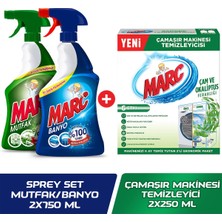 Marc Banyo&Mutfak Sprey Set + Marc Çamaşır Makinesi Temizleyici Çam&Okaliptus