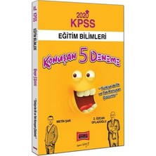 Yargı Yayınevi 2020 KPSS Eğitim Bilimleri Konuşan Çözümlü 5 Deneme
