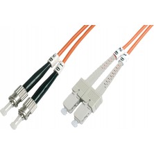 Beek ST-SC Fiber Optik Patch Kablo 10 m Multimode Duplex Om 1 3.0mm 62.5/125