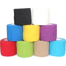 Maxtape Elastik Kohesiv Destek Bandajı 5cm x 4,5m Siyah 676001