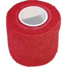 Maxtape Elastik Kohesiv Destek Bandajı 5cm x 4,5m Kırmızı 676002