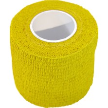 Maxtape Elastik Kohesiv Destek Bandajı 5cm x 4,5m Sarı 676003