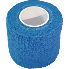 Maxtape Elastik Kohesiv Destek Bandajı 5cm x 4,5m Mavi 676006