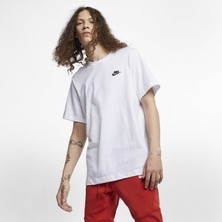 Nike Sportwear Erkek Beyaz Sıfır Yaka Tişört Ar4997-101