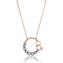 By Barun Tohumlu Tek Taş Kolye - Rose