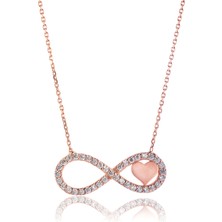 By Barun Kalpli Sonsuzluk Kolye - Rose