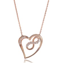 By Barun Kalpli Sonsuzluk Kolye - Rose