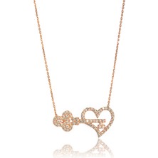 By Barun Kalpli Anahtar Kolye - Rose