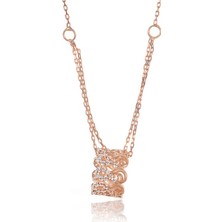 By Barun Sonsuzluk Tacı Kolye - Rose