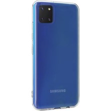 Microsonic Samsung Galaxy A81 Kılıf Transparent Soft Beyaz